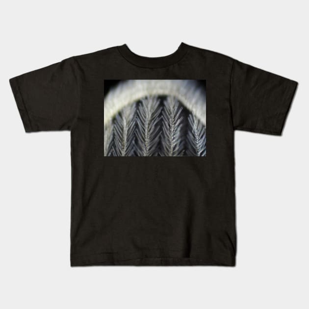 Dark field micrograph of a mosquito wing Kids T-Shirt by SDym Photography